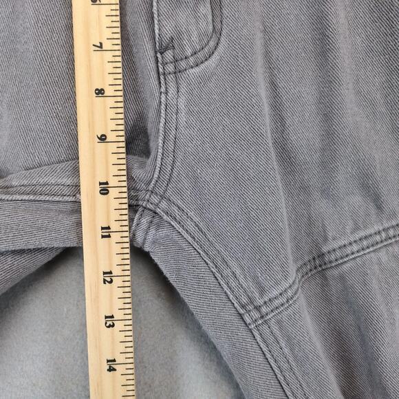 Contender Gray Wash Jeans Men's 36x32 Double Knee Distressed Mid-Rise Streetwear - Picture 9 of 10